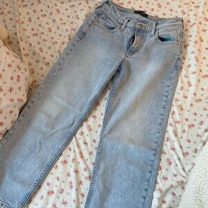 GAP LOW RISE STRAIGHT CROP JEANS SIZE 24 (00s) PERFECT FOR PETITE FIT